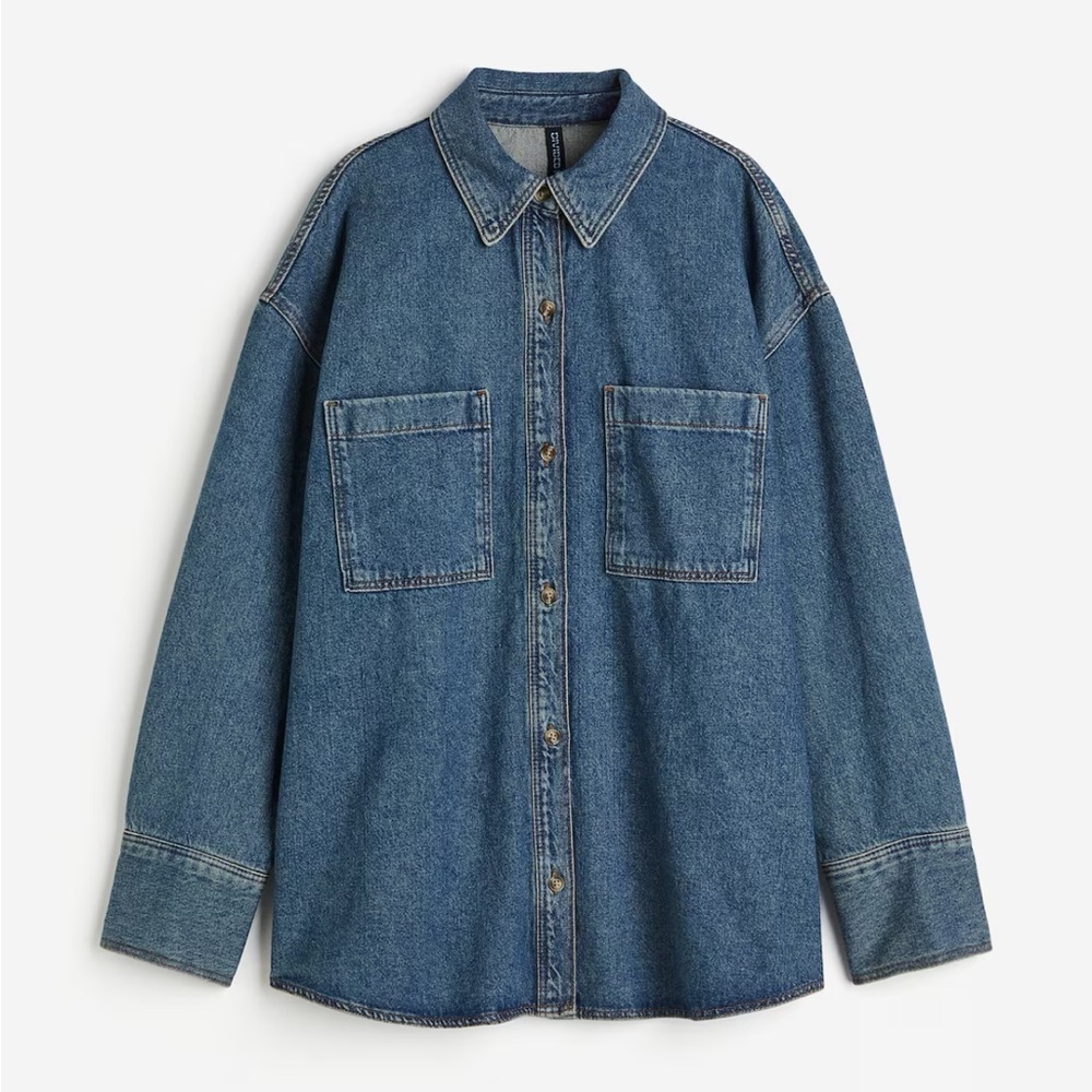 H&M Oversized Denim Shirt